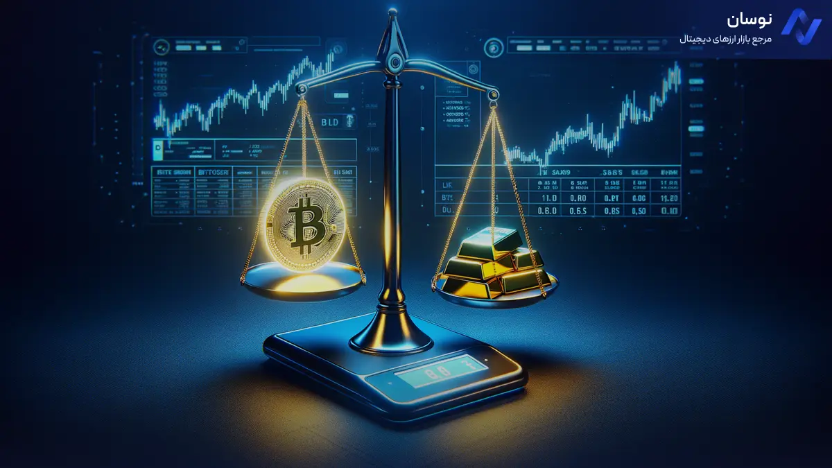 رکورد جدید بیت‌کوین در مقابل طلا